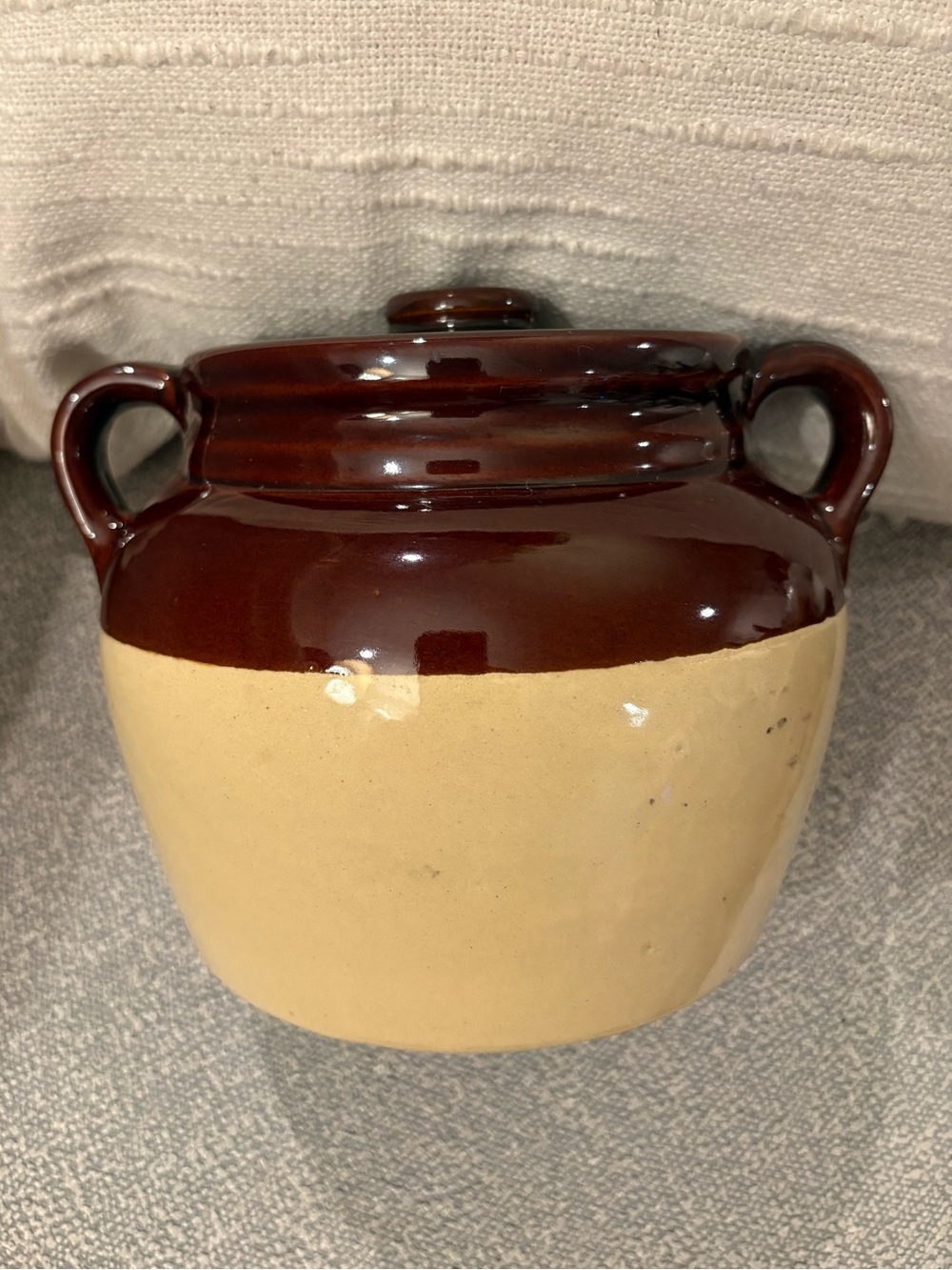Large Antique Bean Pot